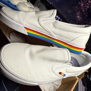Limited edition pride slipon vans